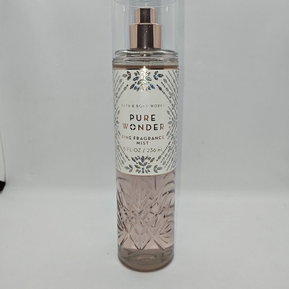 BATH & BODY WORKS PURE WONDER FINE FRAGRANCE MIST BODY SPRAY 8 OZ NEW